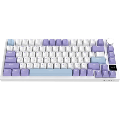 Клавіатура бездротова Ajazz AK820 Pro Gift Switch Purple (AK820PRO-G-PWB)