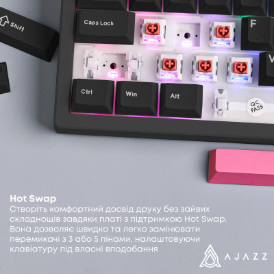 Клавіатура Ajazz AK980 Red Switch Black USB-C (AK980-R-BR) Клавіатура Ajazz AK980 Red Switch Black USB-C (AK980-R-BR)