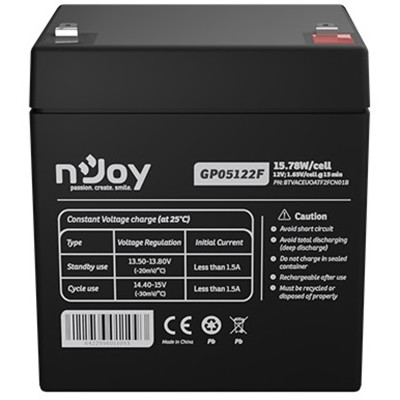 Акумуляторна батарея Njoy GP05122F 12V 5AH (BTVACEUOBTO2FCW01B) AGM