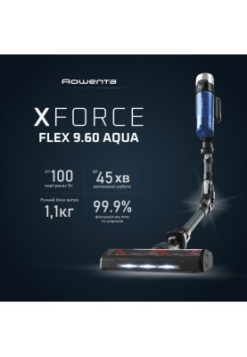 Акумуляторний миючий пилосос Rowenta X-Force 9.6 Aqua Alnimal (RH20C7WO)