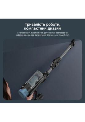Акумуляторний пилосос Rowenta X-Force Flex 14.80 Animal Aqua RH9BC1WO