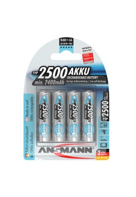 Акумулятори Ansmann AA/HR06 NI-MH 2500 mAh BL 4 шт