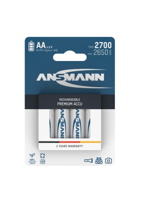 Акумулятори Ansmann AA/HR06 NI-MH 2700 mAh BL 4 шт