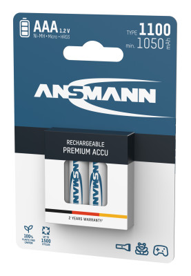 Акумулятори Ansmann AAA/HR03 NI-MH 1100 mAh BL 4 шт