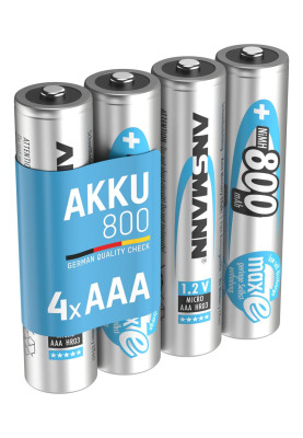 Акумулятори Ansmann AAA/HR03 NI-MH 800 mAh BL 4 шт