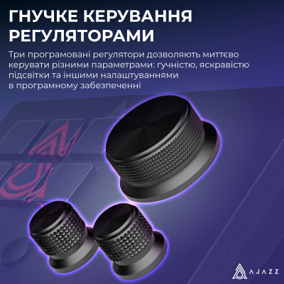 Контролер для стримінгу Ajazz AKP03E USB Black Контролер для стримінгу Ajazz AKP03E USB Black
