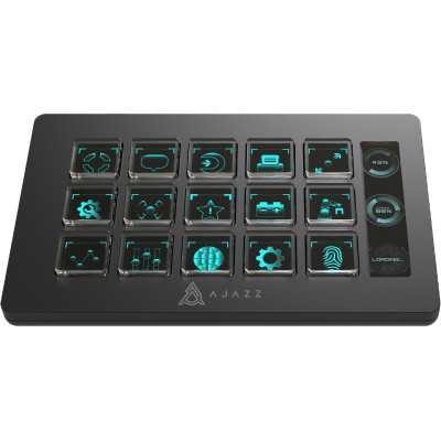 Контролер для стримінгу Ajazz AKP153E USB Black (AKP153E-B)