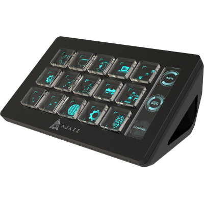 Контролер для стримінгу Ajazz AKP153E USB Black (AKP153E-B)