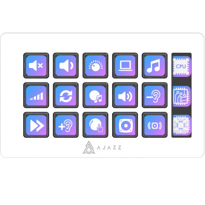 Контролер для стримінгу Ajazz AKP153E USB White (AKP153E-W) Контролер для стримінгу Ajazz AKP153E USB White (AKP153E-W)