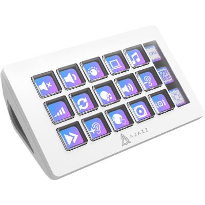 Контролер для стримінгу Ajazz AKP153E USB White (AKP153E-W) Контролер для стримінгу Ajazz AKP153E USB White (AKP153E-W)