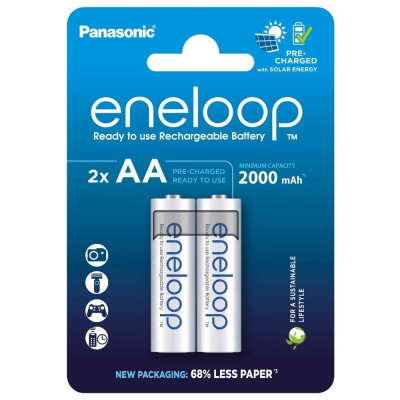 Акумулятори Panasonic Eneloop AA/HR06 NI-MH 2000 mAh BL 2 шт