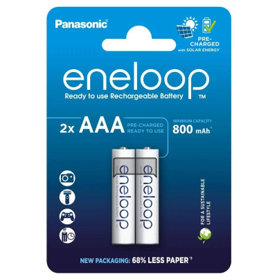 Акумулятори Panasonic Eneloop AAA/HR03 NI-MH 800 mAh BL 2 шт