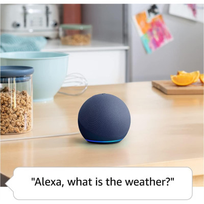 Акустична система Amazon Echo Dot (5th Gen) Smart Speaker with Alexa Deep Sea Blue_US