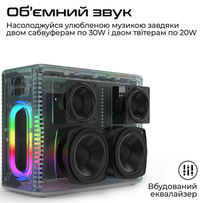Акустична система HiFuture MusicBox 100W Black Акустична система HiFuture MusicBox 100W Black