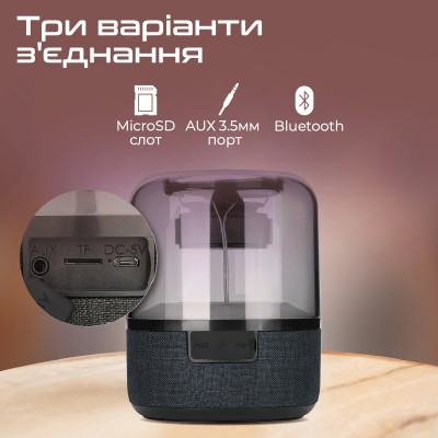 Акустична система Promate Glitz-L 10W Black