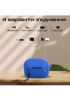 Акустична система Promate Mood 5W Blue (mood.blue)