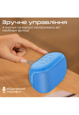 Акустична система Promate Mood 5W Blue (mood.blue)