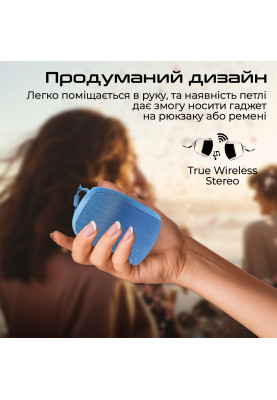 Акустична система Promate Mood 5W Blue (mood.blue)