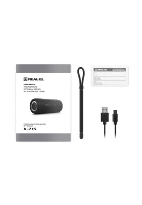 Акустична система REAL-EL X-715 Black