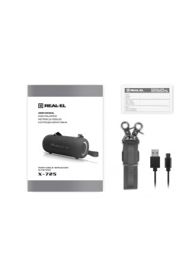 Акустична система REAL-EL X-725 Black