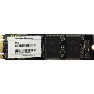 Накопичувач SSD 256GB Golden Memory M.2 2280 SATA III 3D NAND TLC (AM256CGB)