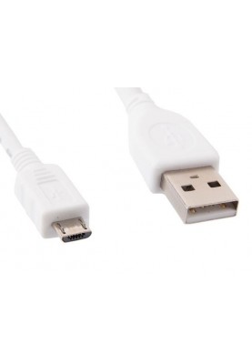 Кабель Cablexpert USB - micro USB V 2.0 (M/M), 0.5 м, білий (CCP-mUSB2-AMBM-W-0.5M)