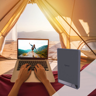 Накопичувач зовнішній SSD 512GB Apacer AS724 Cream (AP512GAS724C-1) Накопичувач зовнішній SSD 512GB Apacer AS724 Cream (AP512GAS724C-1)