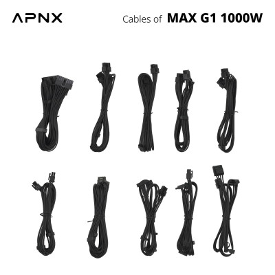 Блок живлення APNX MAX G1 1000 (APPG-MXK0FEC.X1) 1000W Блок живлення APNX MAX G1 1000 (APPG-MXK0FEC.X1) 1000W