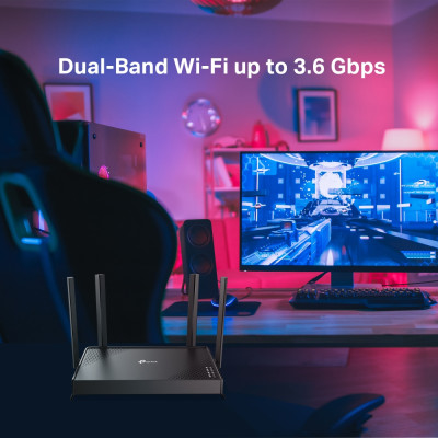 Бездротовий маршрутизатор TP-Link Archer BE220 Бездротовий маршрутизатор TP-Link Archer BE220