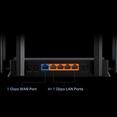 Бездротовий маршрутизатор TP-Link Archer BE220 Бездротовий маршрутизатор TP-Link Archer BE220