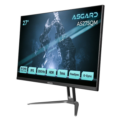 Монітор ASGARD Gaming 27" AS275QM IPS Black 200Hz Монітор ASGARD Gaming 27" AS275QM IPS Black 200Hz