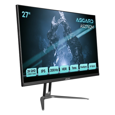 Монітор ASGARD Gaming 27" AS275QM IPS Black 200Hz Монітор ASGARD Gaming 27" AS275QM IPS Black 200Hz