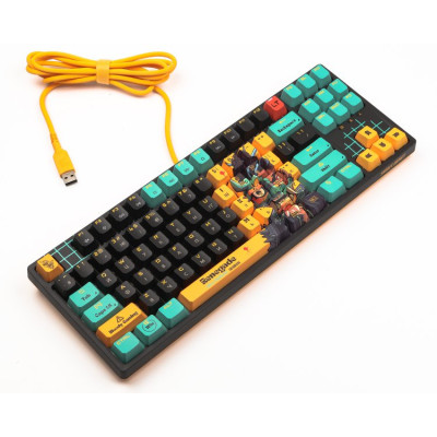 Клавіатура Bloody AT87 RGB Renegade Black/Yellow