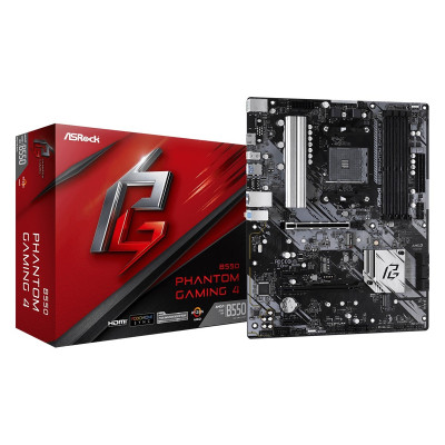 Материнська плата ASRock B550 Phantom Gaming 4 Socket AM4 Материнська плата ASRock B550 Phantom Gaming 4 Socket AM4