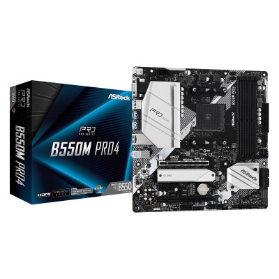 Материнська плата ASRock B550M Pro4 Socket AM4 Материнська плата ASRock B550M Pro4 Socket AM4
