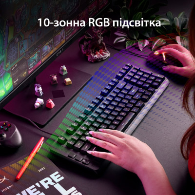 Клавіатура HyperX Eve 1800 USB Black (B7JE0AA) Клавіатура HyperX Eve 1800 USB Black (B7JE0AA)