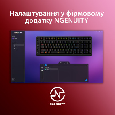 Клавіатура HyperX Eve 1800 USB Black (B7JE0AA) Клавіатура HyperX Eve 1800 USB Black (B7JE0AA)