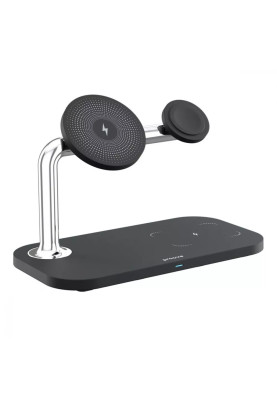 Бездротовий зарядний пристрій Proove Magnetic Field 3in1 15W Black (WSMF15010001)