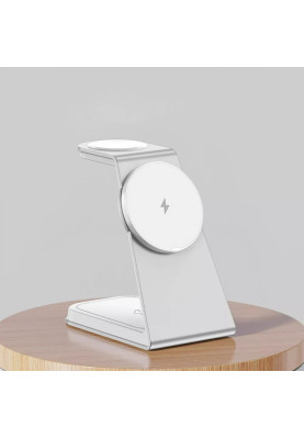 Бездротовий зарядний пристрій Proove Omni Power 3in1 15W White (WSOP15020002)