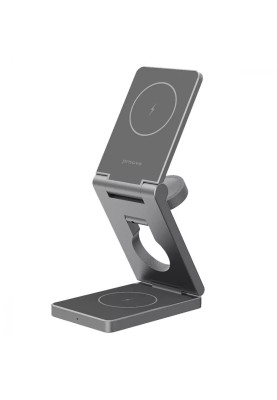 Бездротовий зарядний пристрій Proove Titan Volt 3in1 Gray (WSTV15000003)