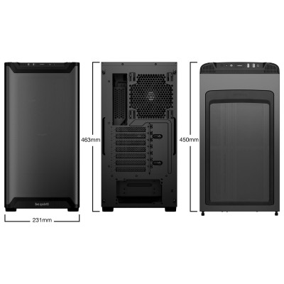 Корпус be quiet! Pure Base 501 Airflow Black (BG074) без БЖ Корпус be quiet! Pure Base 501 Airflow Black (BG074) без БЖ