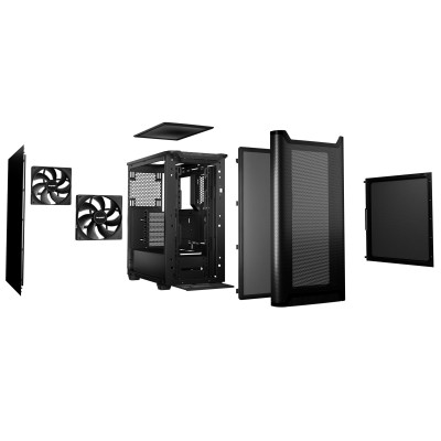 Корпус be quiet! Pure Base 501 Airflow Black (BG074) без БЖ Корпус be quiet! Pure Base 501 Airflow Black (BG074) без БЖ