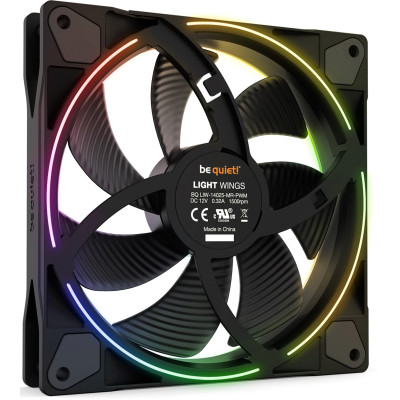 Вентилятор be quiet! Light Wings 140mm PWM Black (BL074) Вентилятор be quiet! Light Wings 140mm PWM Black (BL074)