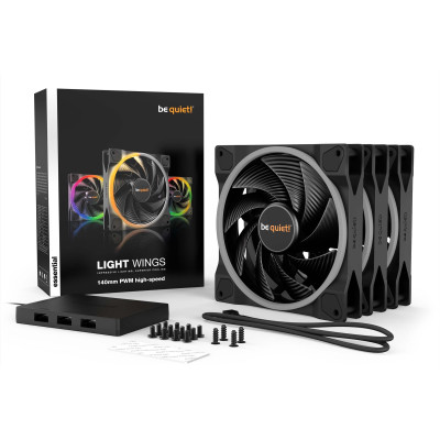 Вентилятор be quiet! Light Wings 140mm PWM Triple Pack (BL079) Вентилятор be quiet! Light Wings 140mm PWM Triple Pack (BL079)