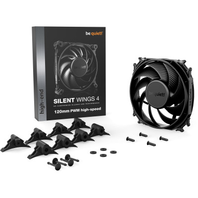 Вентилятор be quiet! Silent Wings 4 120mm PWM High-Speed Black (BL094) Вентилятор be quiet! Silent Wings 4 120mm PWM High-Speed Black (BL094)