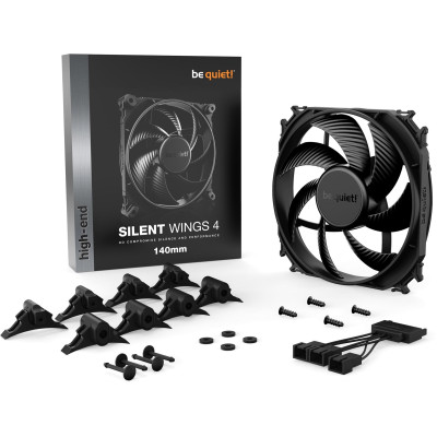 Вентилятор be quiet! Silent Wings 4 140mm Black (BL095) Вентилятор be quiet! Silent Wings 4 140mm Black (BL095)
