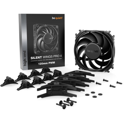 Вентилятор be quiet! Silent Wings Pro 4 120mm PWM Black (BL098) Вентилятор be quiet! Silent Wings Pro 4 120mm PWM Black (BL098)