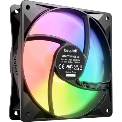 Вентилятор be quiet! Light Wings LX 120mm PWM Black (BL120) Вентилятор be quiet! Light Wings LX 120mm PWM Black (BL120)