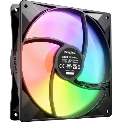 Вентилятор be quiet! Light Wings LX 140mm PWM 3-Pack Black (BL127) Вентилятор be quiet! Light Wings LX 140mm PWM 3-Pack Black (BL127)