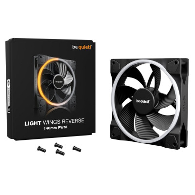 Вентилятор be quiet! Light Wings 140mm PWM Reverse Black (BL134) Вентилятор be quiet! Light Wings 140mm PWM Reverse Black (BL134)